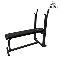Силовая скамья для жима лежа со стойками для штанги DFC Homegym D306 - фото 19871