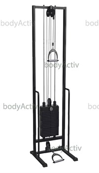 ТРБ2500-Д-П-1-80 Тренажер блочный реабилитационный пристенный стек 80 кг высота 2500 мм