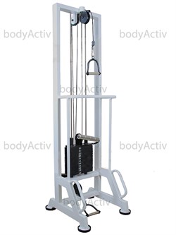 ТРБ2500-1-100 Тренажер блочный реабилитационный (аналог МТБ) стек 100 кг высота 2500 мм - фото 21143