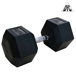 Гантели DFC гексаг. обрезиненная пара 50кг DB001-50 - фото 21455