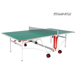 Всепогодный Теннисный стол Donic Outdoor Roller De Luxe зеленый - фото 22865