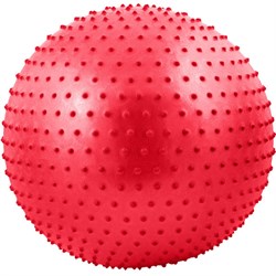 FBM-65-2 Мяч гимнастический Anti-Burst массажный 65 см (красный) - фото 26957