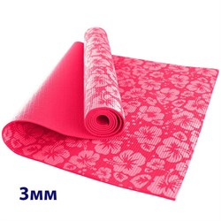HKEM113-03-PINK Коврик для йоги 3 мм-Розовый (12) - фото 27059