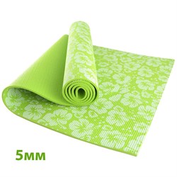 HKEM113-05-GREEN Коврик для йоги 5 мм-Зеленый (12) - фото 27067