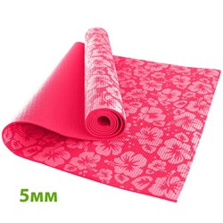 HKEM113-05-PINK Коврик для йоги 5 мм-Розовый (12) - фото 27070