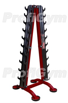 Стеллаж для фитнесс-гантелей на 7 пар типа «елочка» Rubin - фото 27227