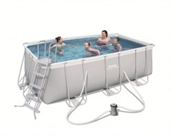 Каркасный прямоугольный бассейн Bestway 56456, 412х201х122 см - фото 29517