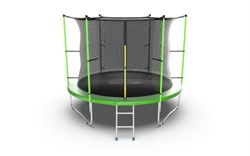 EVO JUMP Internal 10ft Green Батут с внутренней сеткой и лестницей диаметр 10ft зеленый - фото 34492