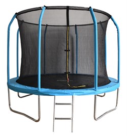 БАТУТ BONDY SPORT 10FT с сеткой и лестницей (синий) - фото 34498