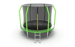 EVO JUMP Cosmo 10ft Green Батут с внутренней сеткой и лестницей диаметр 10ft зеленый - фото 34513