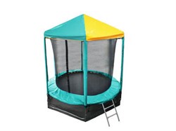 Батут OPTIFIT 8FT с крышей - фото 34527