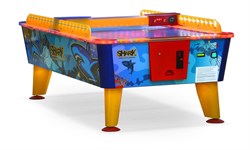 Игровой стол - аэрохоккей Shark 8 ф (всепогодный, жетоноприемник) - фото 50447