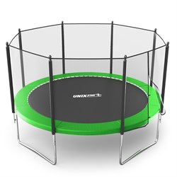 Батут UNIX Line Simple 12 ft Green (outside) - фото 56125