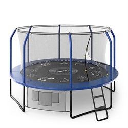 Батут UNIX Line SUPREME GAME 12 ft (blue) - фото 56408