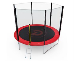 Батут с сеткой DFC PELPO 10ft с лестницей, RED - фото 59721