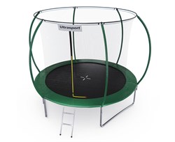 Батут DFC ULTRASPORT 10 ft с внутренней сеткой  лестница в комплекте - фото 59776