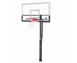 Усиленная баскетбольная стационарная стойка DFC ING 54" / закаленное стекло - фото 61777