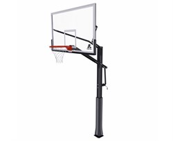 Усиленная баскетбольная стационарная стойка DFC ING 72" / закаленное стекло - фото 61813