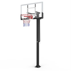 Баскетбольная стойка стационарная UNIX Line B-Stand-PC 54x32 R45 H230-305 см - фото 62016