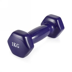 Гантель неразборная 1 кг. винил VictoryFit VF-DV010 - фото 63131