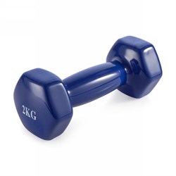 Гантель неразборная 2 кг. винил VictoryFit VF-DV020 - фото 63134