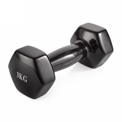 Гантель неразборная 3 кг. винил VictoryFit VF-DV030 - фото 63136