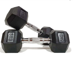 Гантель неразборная гексагональная VF-H050 (5 кг) - фото 63170