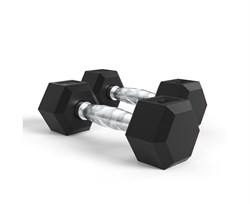 Гантели DFC Гексагональные, 2 шт. по 4 кг - фото 67408