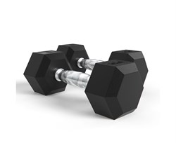 Гантели DFC Гексагональные, 2 шт. по 20 кг - фото 67448