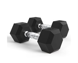 Гантели DFC Гексагональные, 2 шт. по 22.5 кг - фото 67453