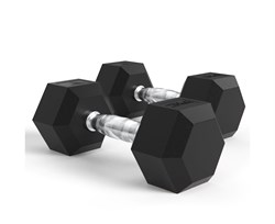 Гантели DFC Гексагональные, 2 шт. по 25 кг - фото 67458