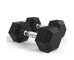 Гантели DFC Гексагональные, 2 шт. по 32.5 кг - фото 67476