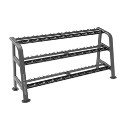 Стойка для гантелей профессиональная BRONZE GYM BR-1027, (15 пар) - фото 71900