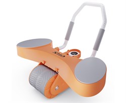Тренажёр для пресса AB Roller SND оранжевый с ковриком 34 х 17 x 0.6 cм - фото 79125