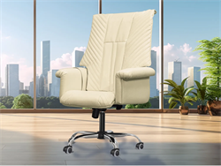 Офисное массажное кресло EGO President Крем - фото 79944