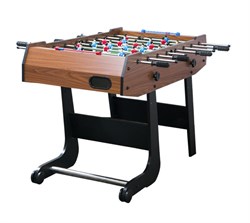 Игровой стол - футбол складной "Maccabi Mini" (121 x 61 x 81 см, орех) - фото 81906