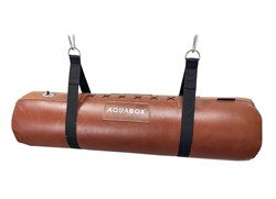 Мешок боксерский водоналивной Горизонтальный AQUABOX кожа 30*120-40 корич - фото 85202