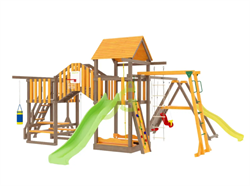 Детская игровая площадка IgraGrad Панда Фани Мостик 2 - фото 85686