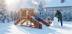 Зимняя горка Савушка Зима 1 - фото 91532