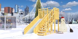 Зимняя горка Савушка Зима Вуд 3 - фото 93016