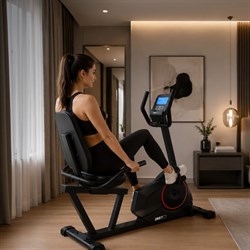 Горизонтальный велотренажер UNIX Fit BR-390Е - фото 93726
