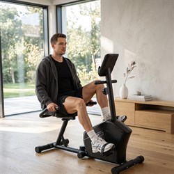 Горизонтальный велотренажер UNIX Fit BR-340 компактный / Compact - фото 93832