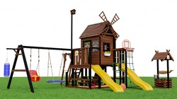 Детская площадка Markvel Мельница Marvill 3 + игровой колодец Reverso - фото 94469