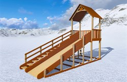 Зимняя горка Markvel Норд 1 - фото 94615