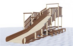 Зимняя горка Markvel Snow Crystal 1 - фото 94620
