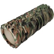 E29269 Ролик для йоги (хаки-мультиколор) 33х14см ЭВА/АБС