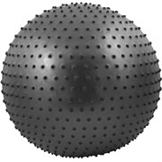 FBM-55-8 Мяч гимнастический Anti-Burst массажный 55 см (черный)