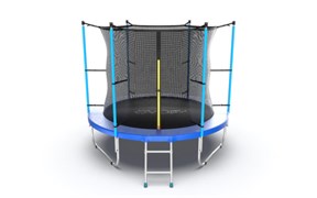 EVO JUMP Internal 8ft Blue Батут с внутренней сеткой и лестницей диаметр 8ft синий