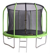 БАТУТ BONDY SPORT 12FT с сеткой и лестницей (зеленый)