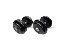 Неразборная гантель c вращающейся ручкой, 36 кг